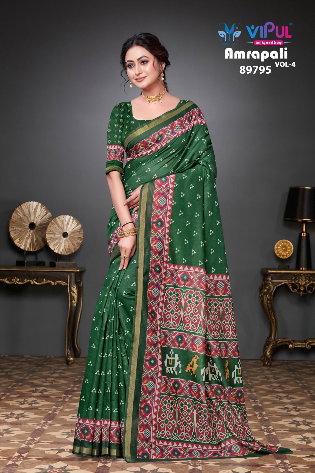 Amrapali Vol 4 By Vipul Cotton Daily Wear Saree Wholesale Shop In Surat